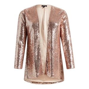 NWT 🆕 TORRID STRETCH SEQUIN MESH LONG LINE